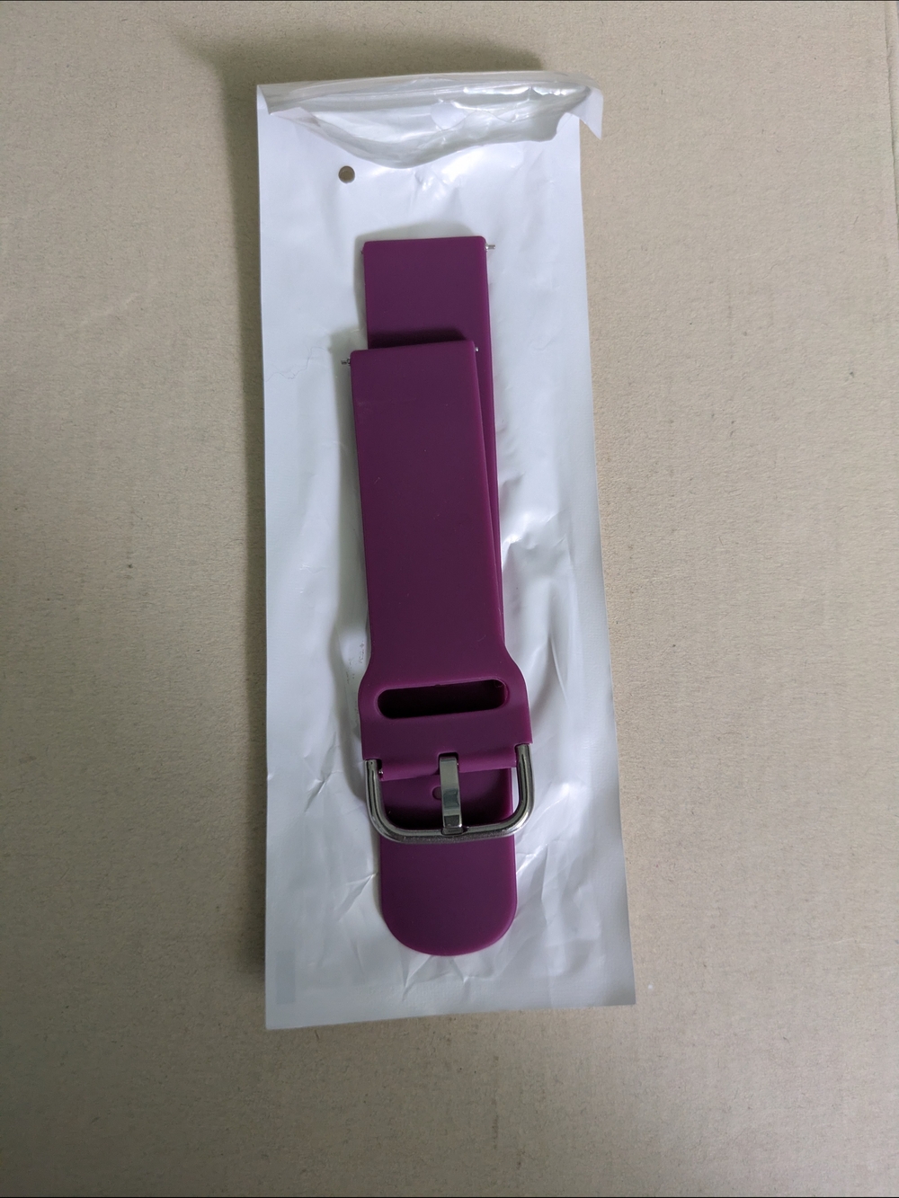 Silicone Watch Band in Plum Purple